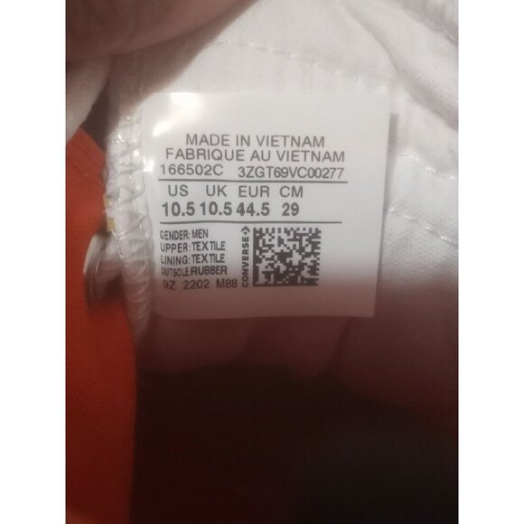 Converse Men's Sz 10.5 Not A Chuck 70 Hi UNT1TL3D Sneakers Black High Top Shoes - Picture 2 of 14